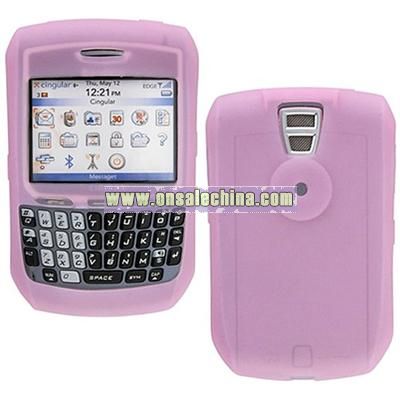 Silicone Skin Case for Blackberry Curve 8700, Pink