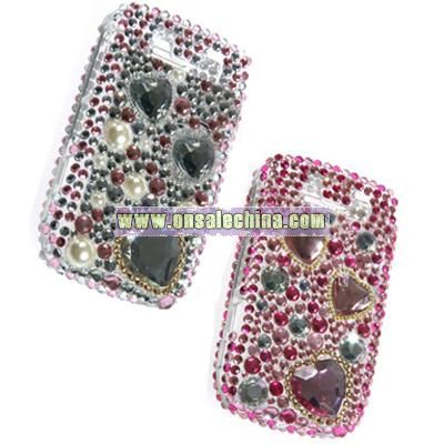 BlackBerry 8900 9300 Rhinestone Ornament Hard Protective Case