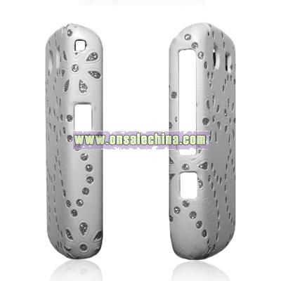 Compatible Color Plate Housing for Blackberry 8900 Phone (White/Patterns)