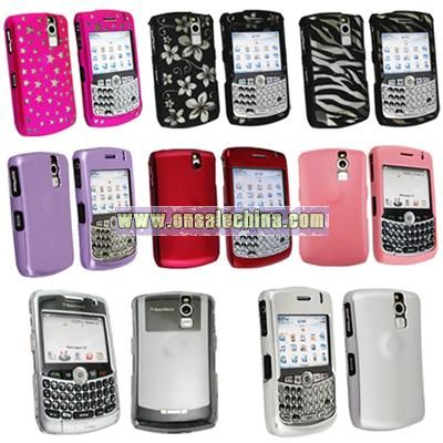 Red Clip-on Case for Blackberry Curve 8300