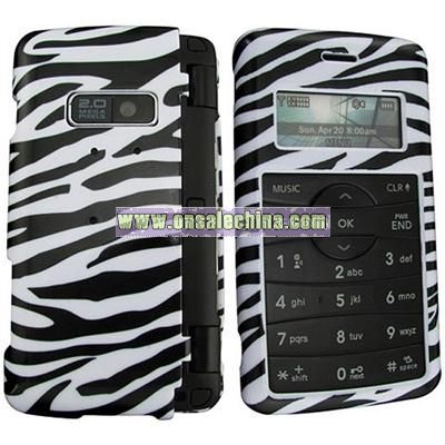Zebra Print Clip-on Case for LG VX9100 EnV2