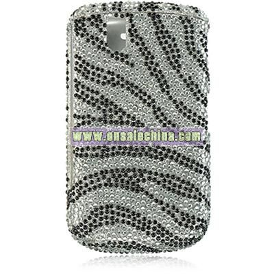 Blackberry 9630 Tour Diamond Rhinestone Zebra Case
