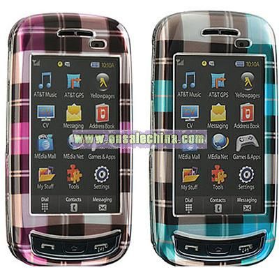 Samsung A877 Impression Plaid Design Case