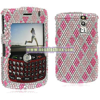 Blackberry QWE-DIAM-BB8330 Pink Rhinestone Case
