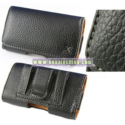 Cell Phone Leather Pouch for LG EnV Touch/Samsung A877 M550