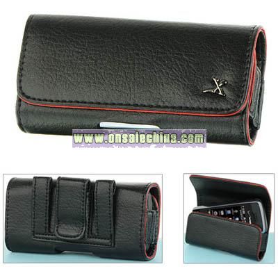 HTC G1/ LG 9900 Universal Horizontal Leather Pouch