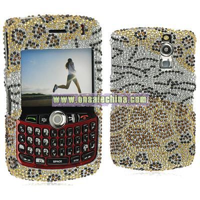 Blackberry 8330 8300 Curve Rhinestone Safari Case