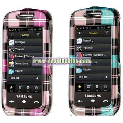 Samsung S30 Instinct Plaid Design Protector Case