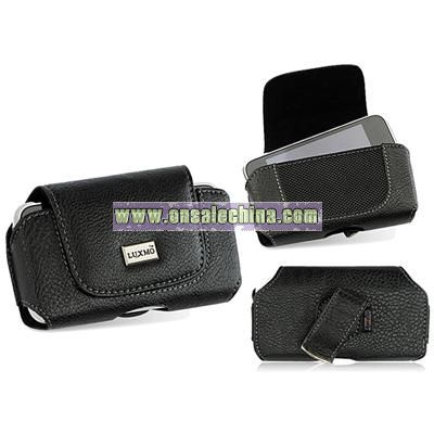Leather Pouch for iPhone 3G/3GS BlackBerry 9530/8330/9000