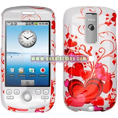 HTC G2 MyTouch Hearts Design Cell Phone Protector Case