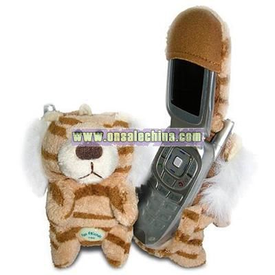 Fun Friends Ty Lion Plush Animal Flip Cell Phone Cover