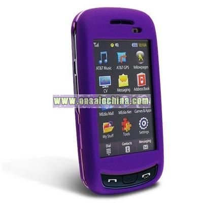 Clip-on Rubber Coated Case for Samsung Impression A877