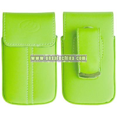 Motorola RAZR V3 Genuine Leather Green Case