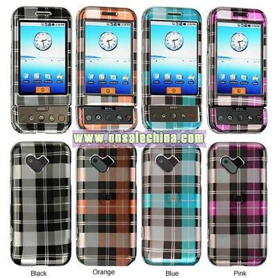 HTC G1 Crystal Hard Case with Check Design