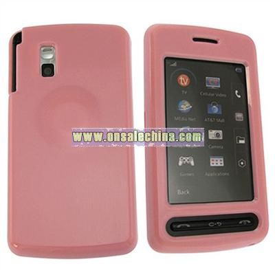 Pink Clip-on Case for LG VU CU915 / CU920