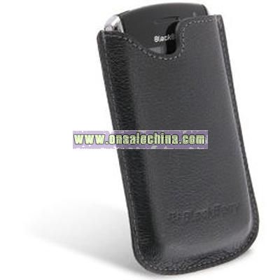 BlackBerry Pearl Leather Pocket Case