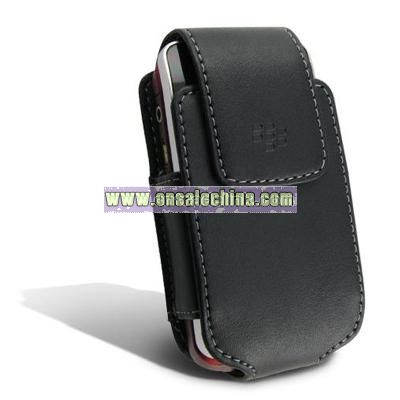 Leather Case for Pearl Flip Blackberry 8220
