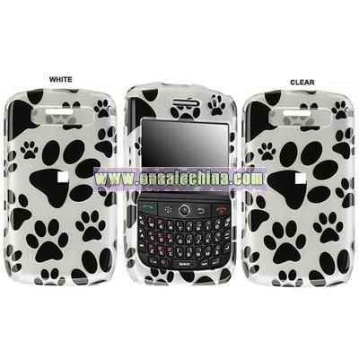BlackBerry Javalin 8900 Dog Paws Design Crystal Case