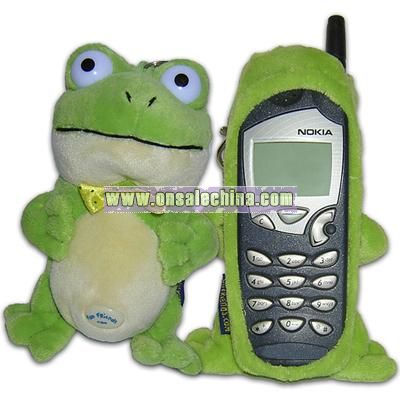 Fun Friends Plush Animal Bar Cell Phone Cover - Tadpole (Frog)