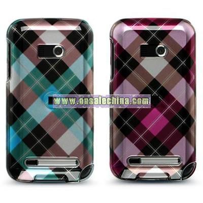 HTC Imagio VX6975 Diagonal Check Design Crystal Case