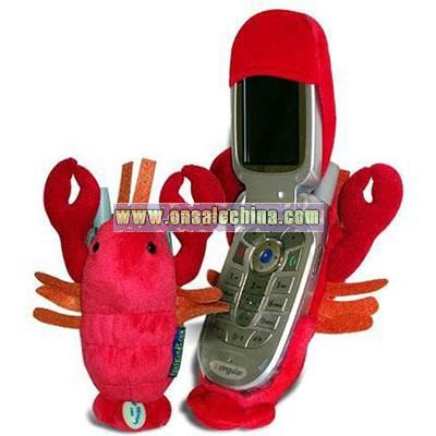Fun Friends Larry the Lobster Plush Animal Flip Cell Phone Cover