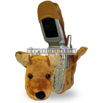 Fun Friends Buster Flip Dog Plush Animal Cell Phone Cover