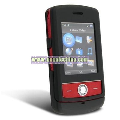 Rubber Coated Case Phone for LG CU720 Shine