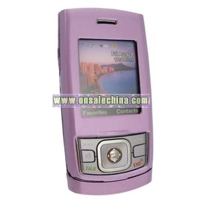 Solid Light Purple Clip-on Hard Case for Samsung M520