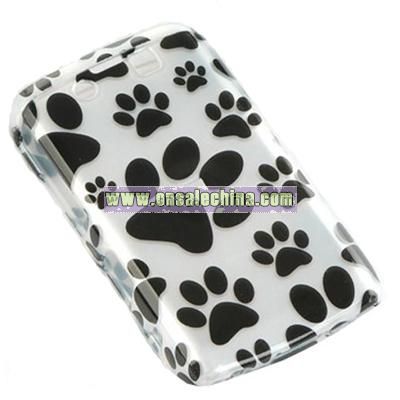 BlackBerry Storm II 9550 Dog Paws Design Crystal Case