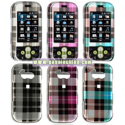 LG Neon Premium Crystal Case with Check Design