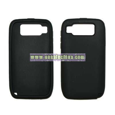 Black Soft Silicone Gel Skin Cover Case for Nokia E72