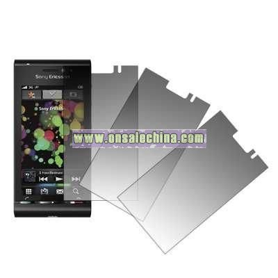 3 Pack of Premium Crystal Clear LCD Screen Protectors for Sony Ericsson Satio U1