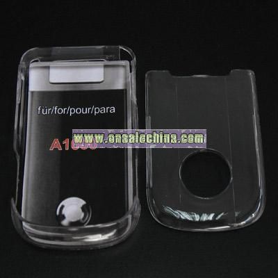 Clear Crystal Plastic Hard Case Cover for Motorola A1600