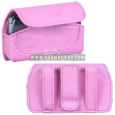 Pink Horizontal Pouch Case