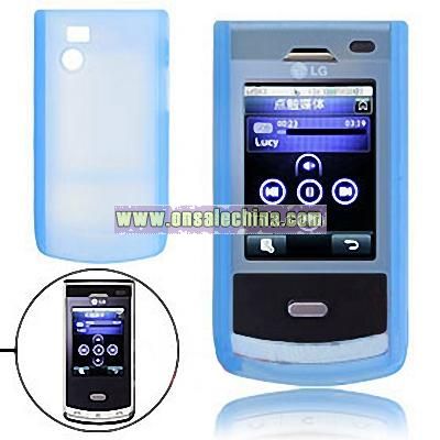 Sky Blue Silicone Skin Mobile Phone Case for LG KF750 KF755