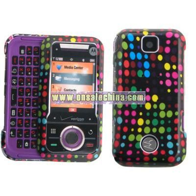 Fit Motorola RIVAL Phone Cover Case Pink-POLKA DOTS