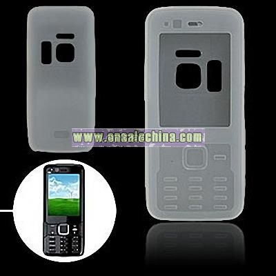 Clear Silicone Skin Case Cover for Nokia N82