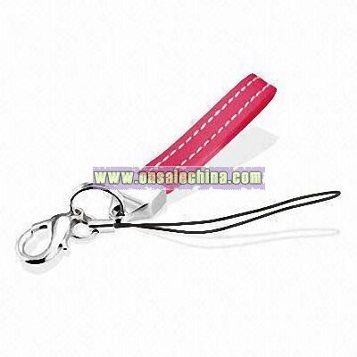 Promotional Leather Mobile Phone Strap
