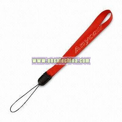Mobile Phone Strap with Laser Logo Print