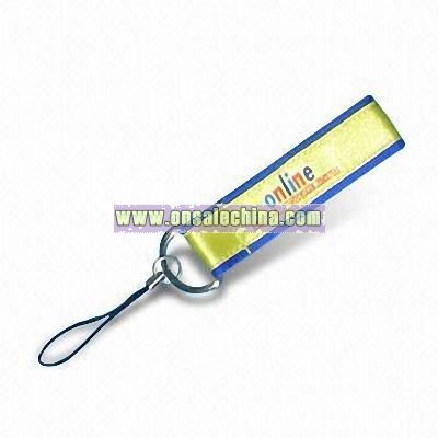 Short Mobile Phone Strap with Metal Hook