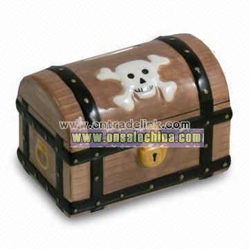 Pirate Case-shaped Cash Box