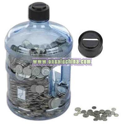 Plastic 64 oz bank jug