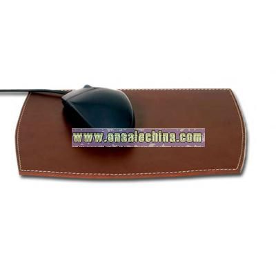 Rustic Brown - Rustic leather mouse pad