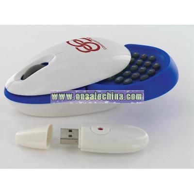 Wireless Mouse w/ Calculator