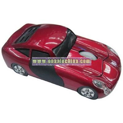 Red Car Optical Mouse