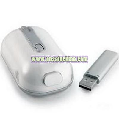 White Wireless mouse