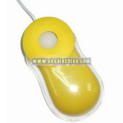 Yellow Optical Mouse