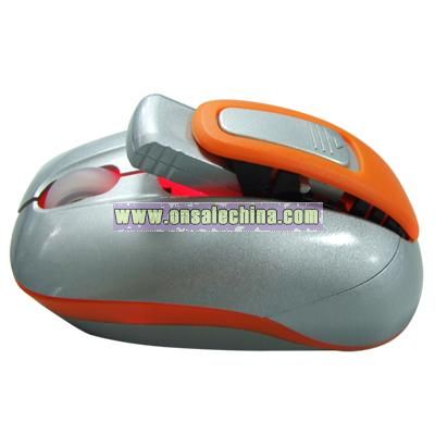 Orange Wireless Mouse
