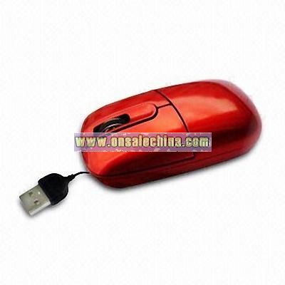 Red High Resolution Optical Mouse