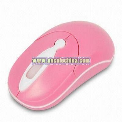 Pink Optical Mouse with High Accuracy